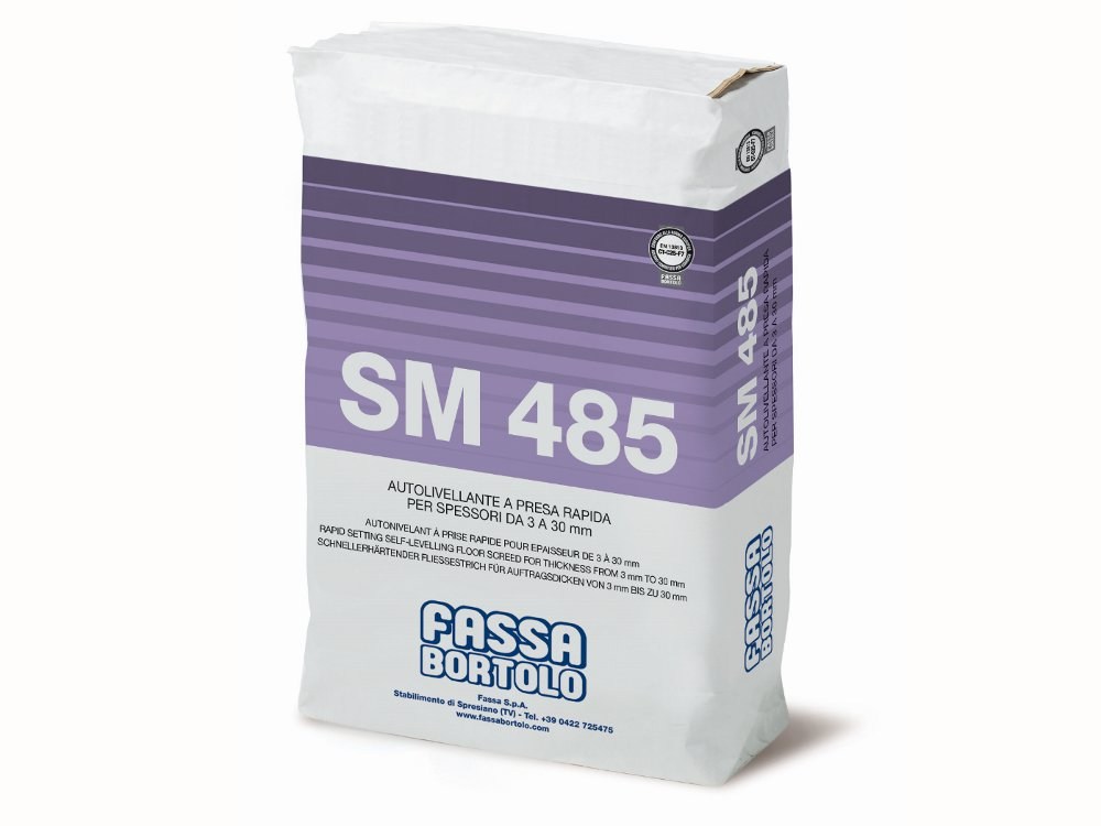 Mortero autonivellant ràpid 3 a 30 mm SM485 FASSA